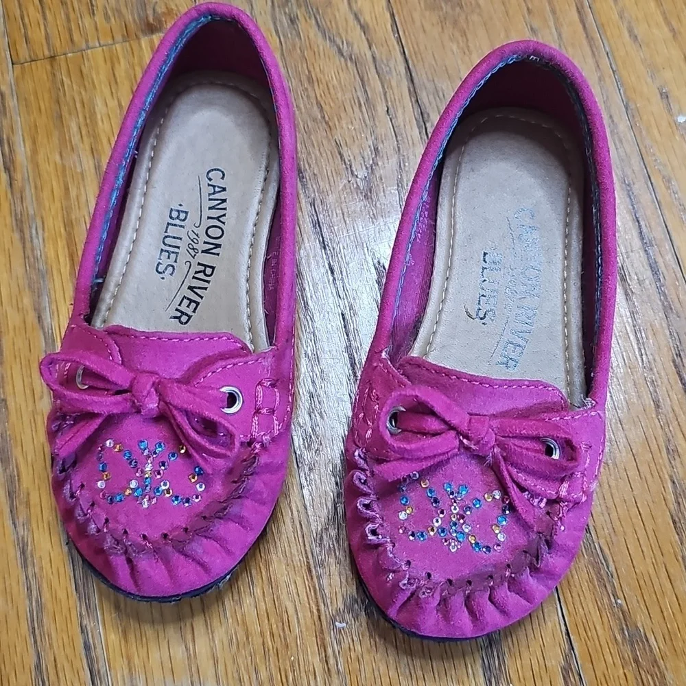 👪Canyon River Blues Dena Butterfly Moccasins Loafers Size 6-Excellent Condition